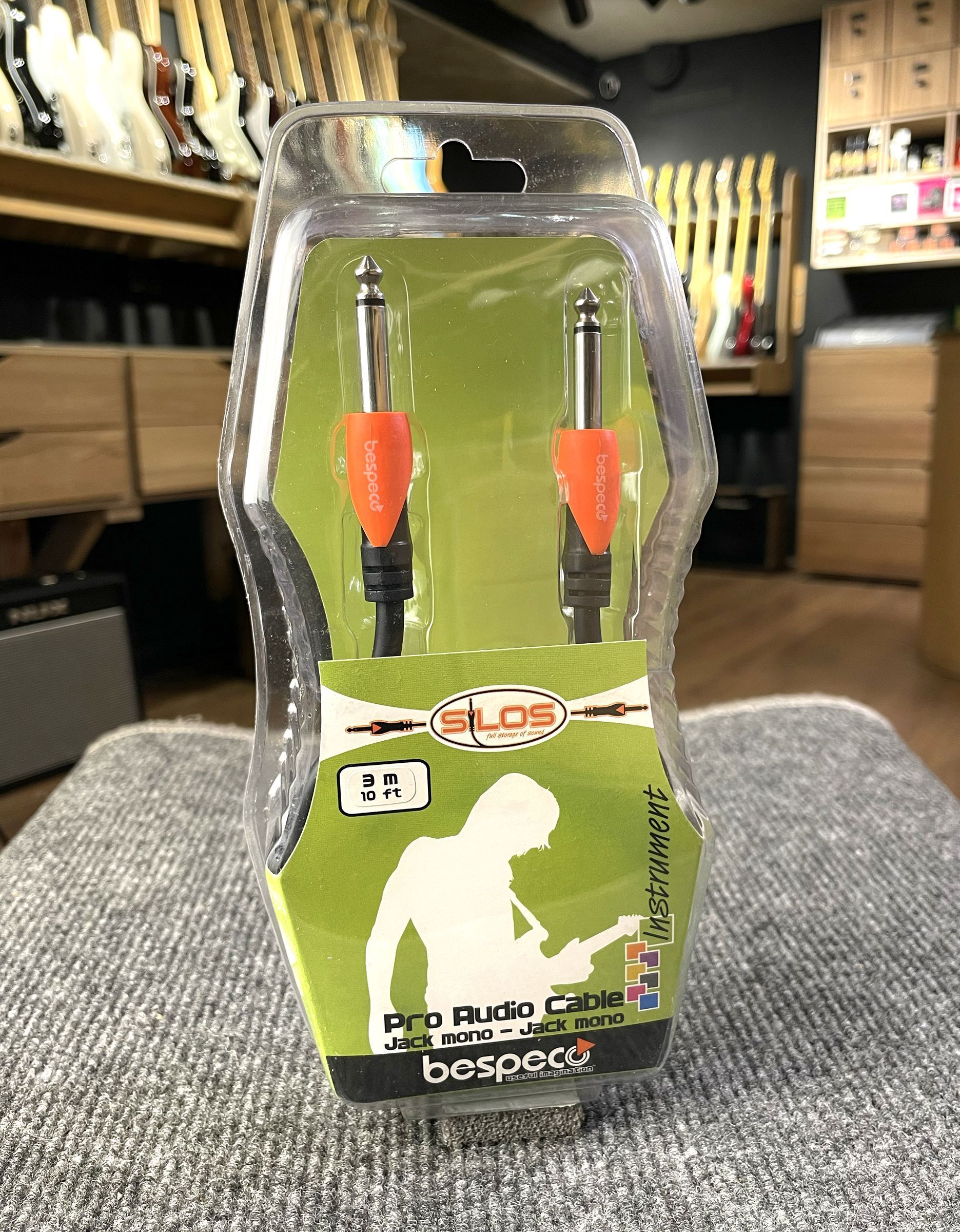 Инструментальный кабель Bespeco HDJJ300 - купить в "Гитарном Клубе"