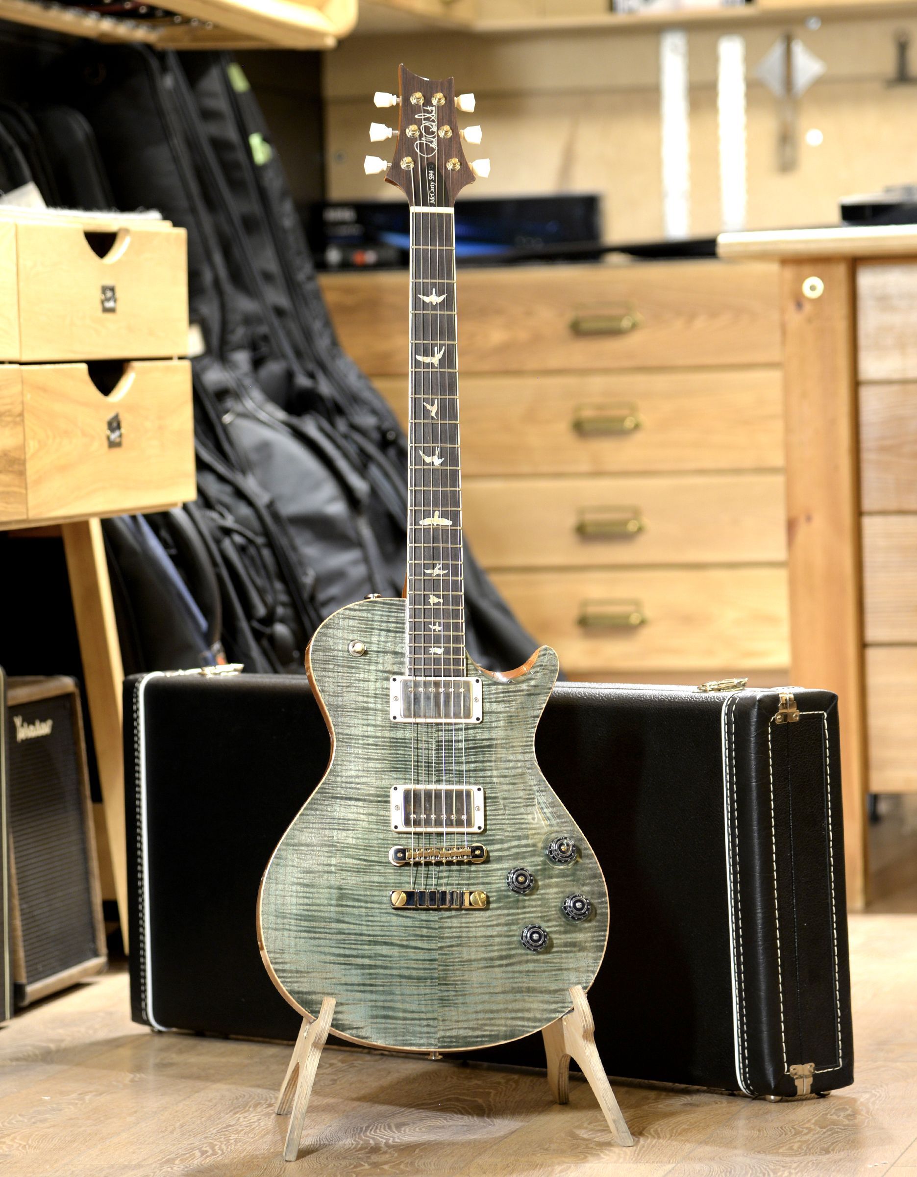 Электрогитара PRS MCCARTY 594 SINGLECUT CORE Trampas Green - купить в "Гитарном Клубе"