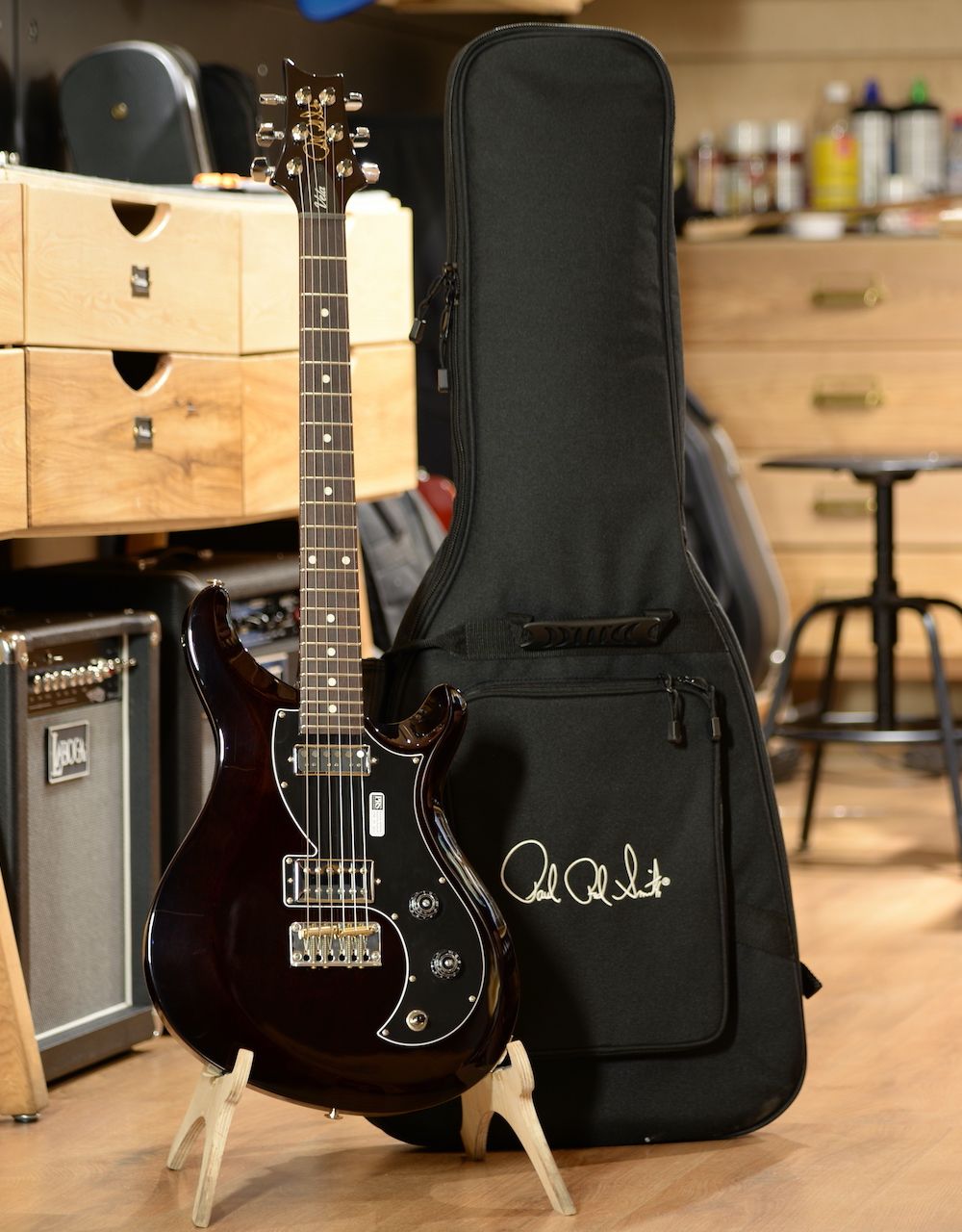 Электрогитара PRS S2 VELA DOTS VINTAGE MAHOGANY - купить в "Гитарном Клубе"