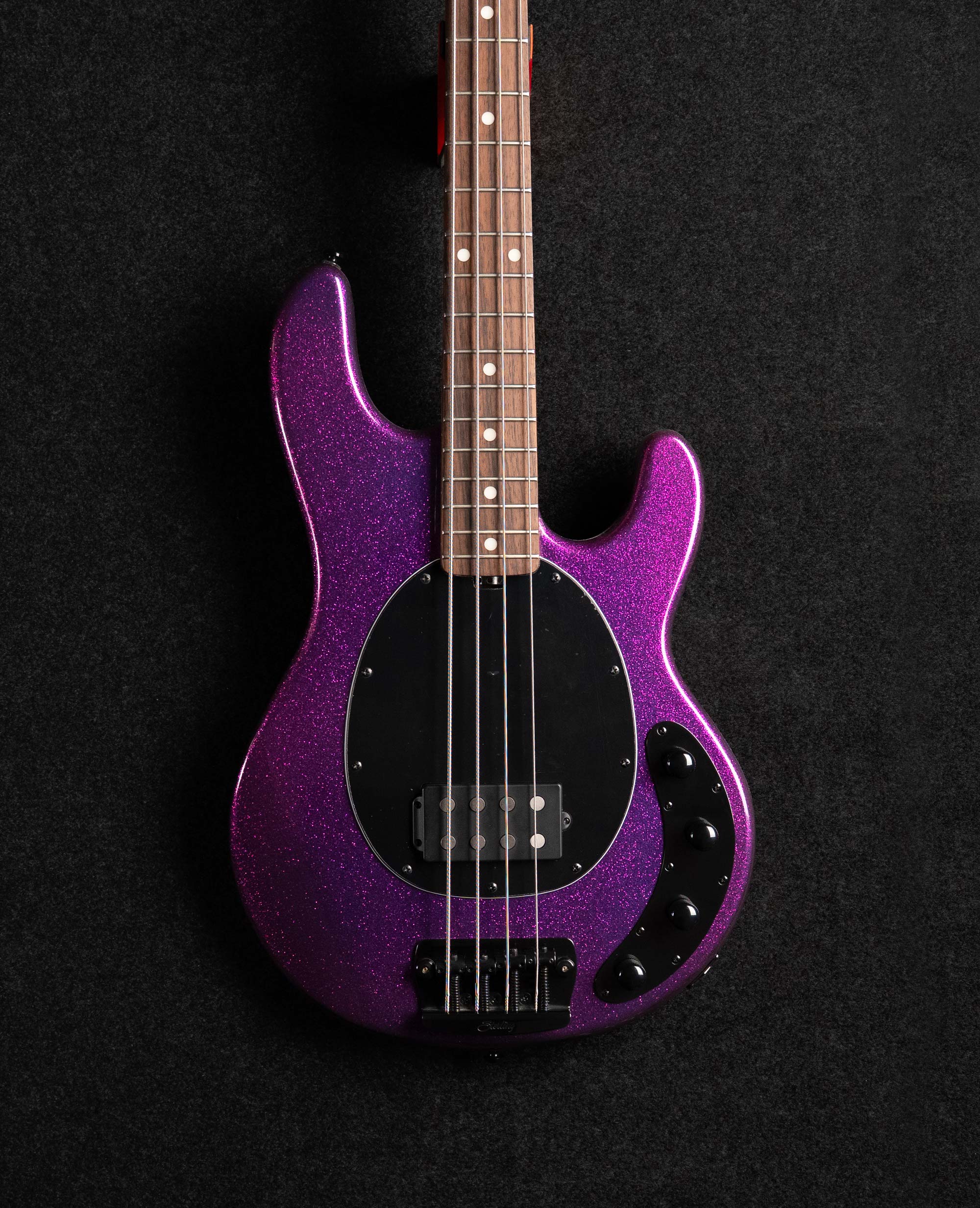 Бас-гитара Sterling StingRay RAY34-PSK, Purple Sparkle - купить в "Гитарном Клубе"