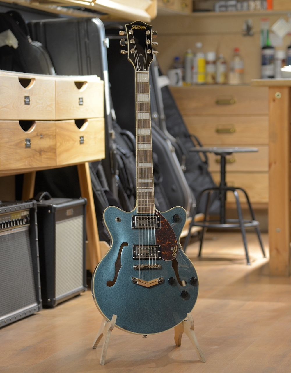 Полуакустическая гитара Gretsch G2655 Streamliner Center Block Jr. DC Gunmetal - купить в "Гитарном Клубе"