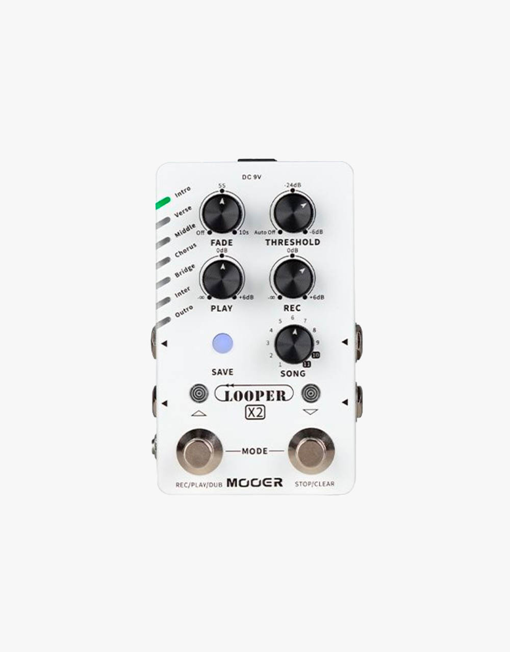 Гитарная педаль Mooer Looper X2 - купить в "Гитарном Клубе"