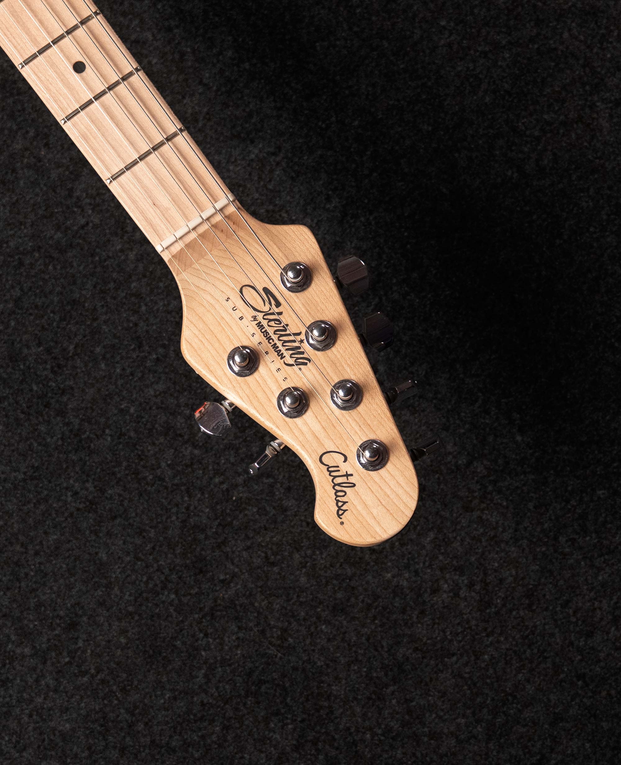 Электрогитара Sterling Cutlass SSS Fiesta Red - купить в "Гитарном Клубе"