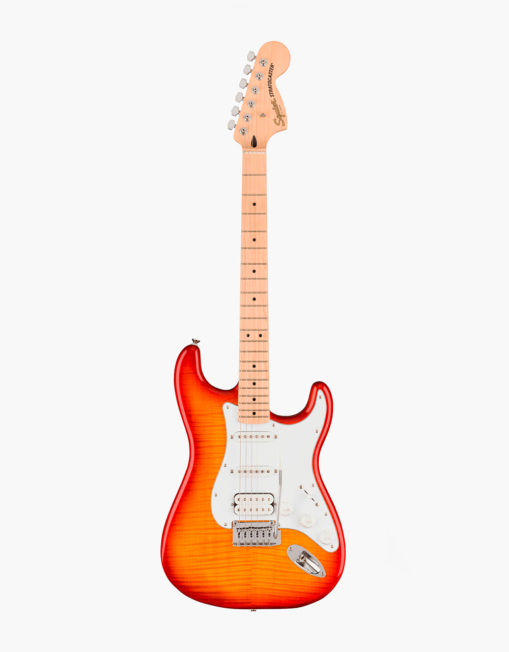Электрогитара Squier Affinity Stratocaster FMT HSS MN Sienna Sunburst - купить в "Гитарном Клубе"