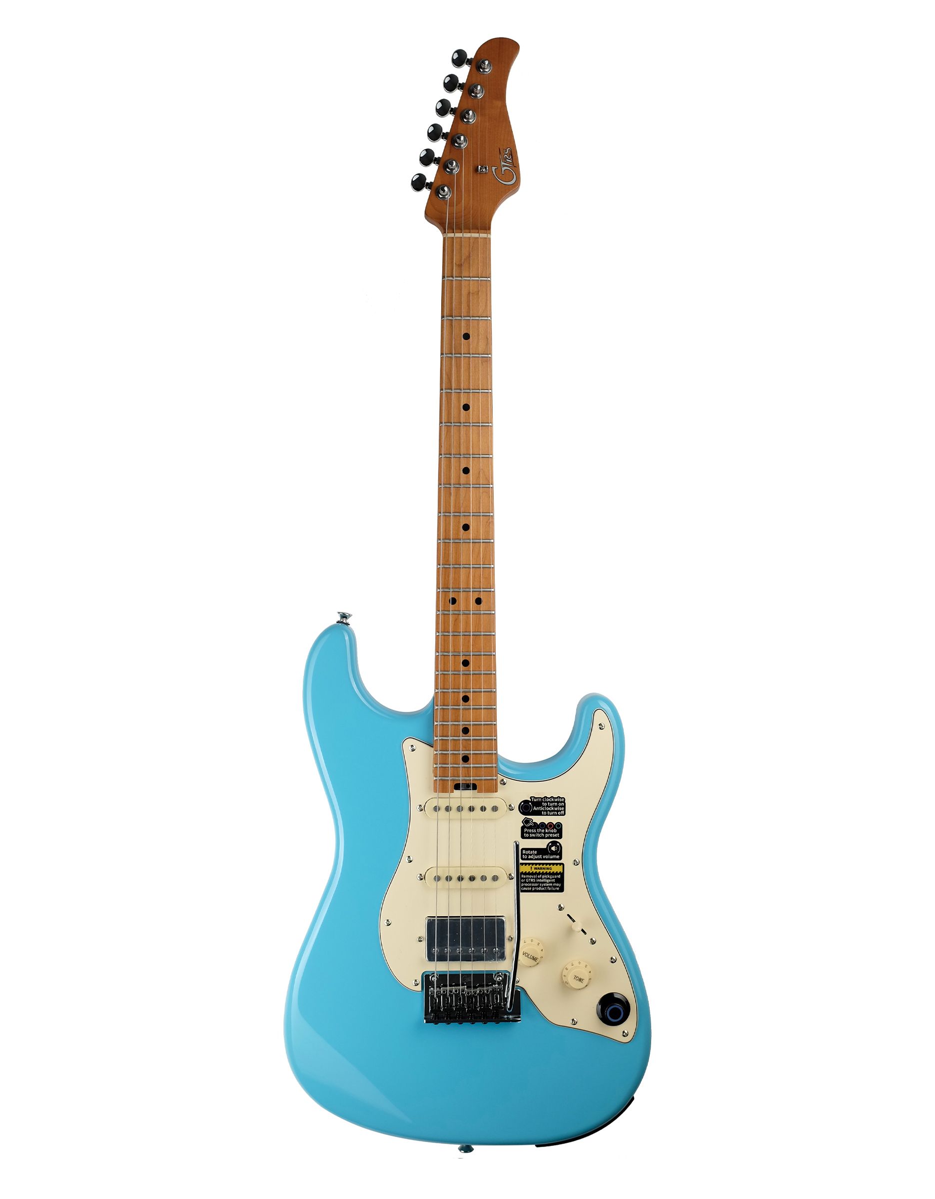 Электрогитара Mooer GTRS S801 Blue - купить в "Гитарном Клубе"