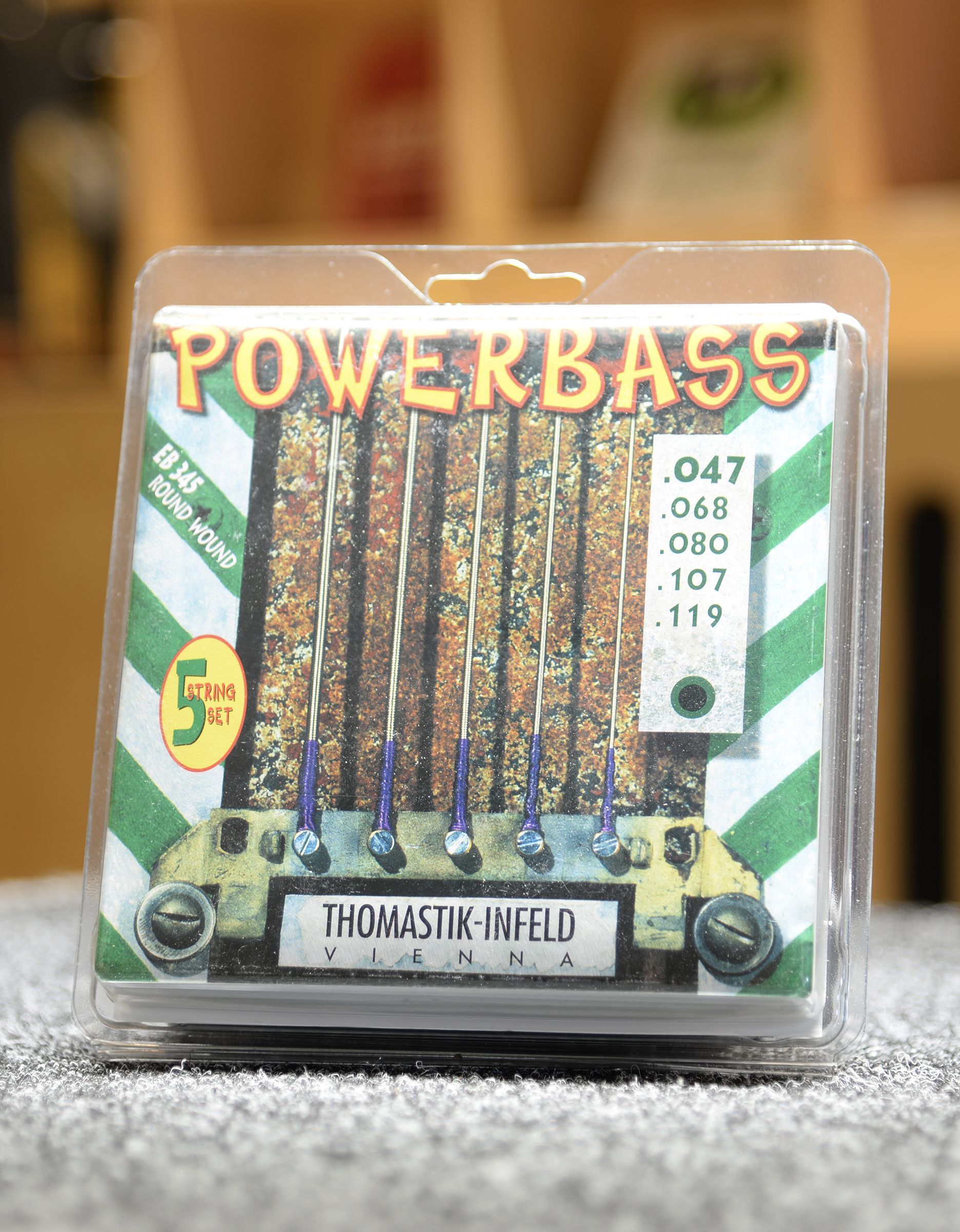 Струны для 5-струнной бас-гитары THOMASTIK Power Bass EB345, 47-119 - купить в "Гитарном Клубе"