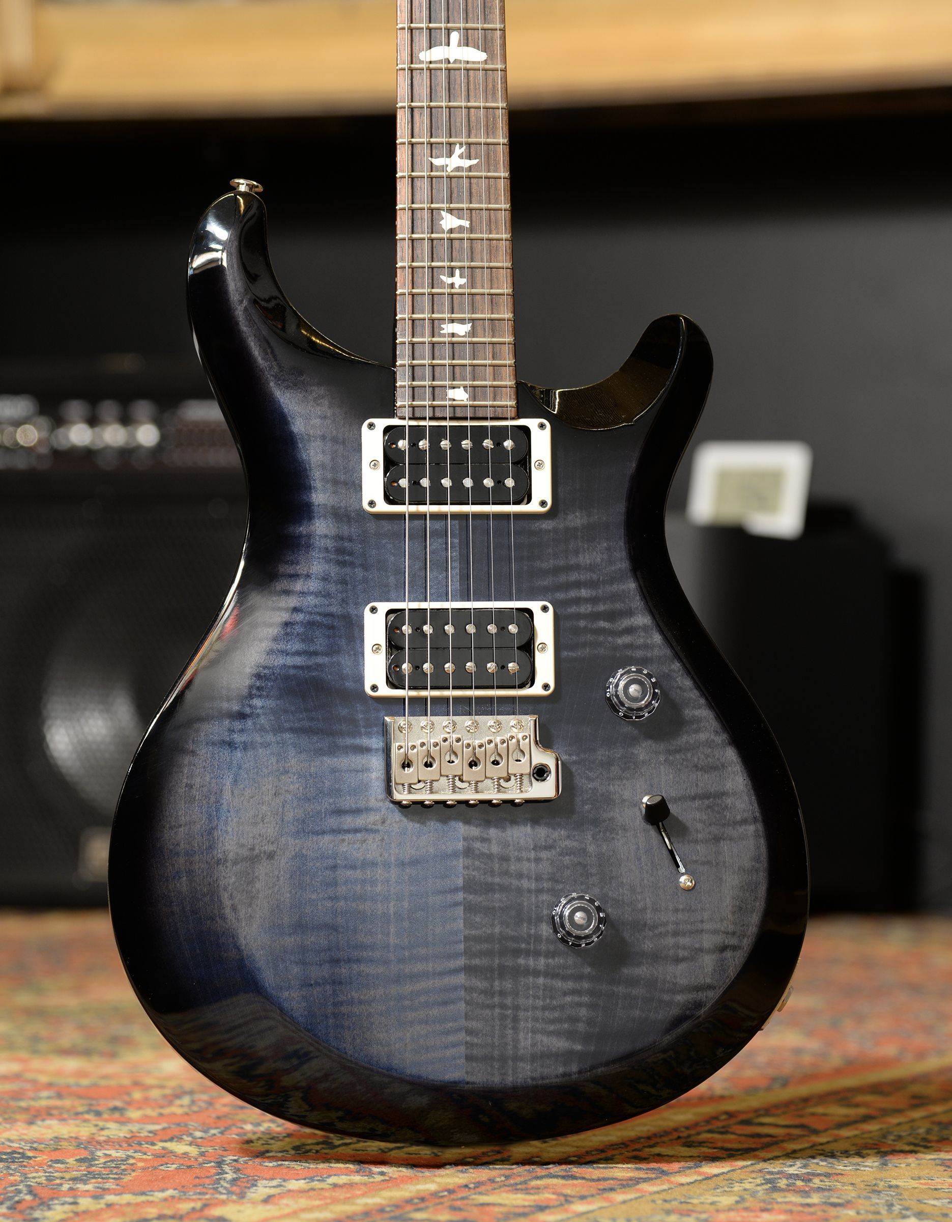 Электрогитара PRS S2 CUSTOM 22 FADED BLUE SMOKEBURST - купить в "Гитарном Клубе"