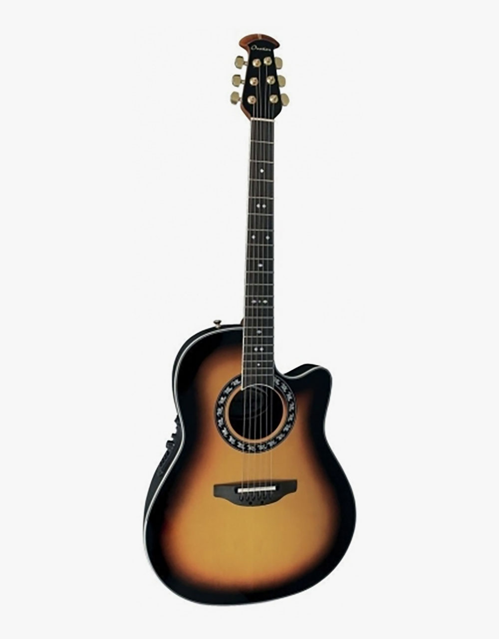 Электроакустическая гитара Ovation 2077AX-1 Legend Deep Contour Cutaway Sunburst - купить в "Гитарном Клубе"