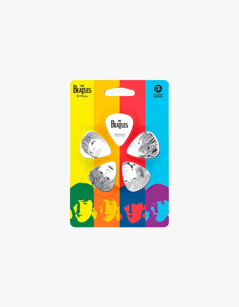 Набор медиаторов Planet Waves, серия Beatles Albums, Medium-Heavy, 10 штук - купить в "Гитарном Клубе"
