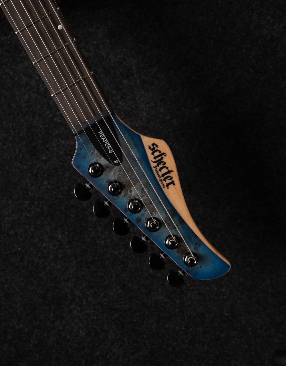 Электрогитара Schecter Reaper-6 Satin Sky Burst - купить в "Гитарном Клубе"