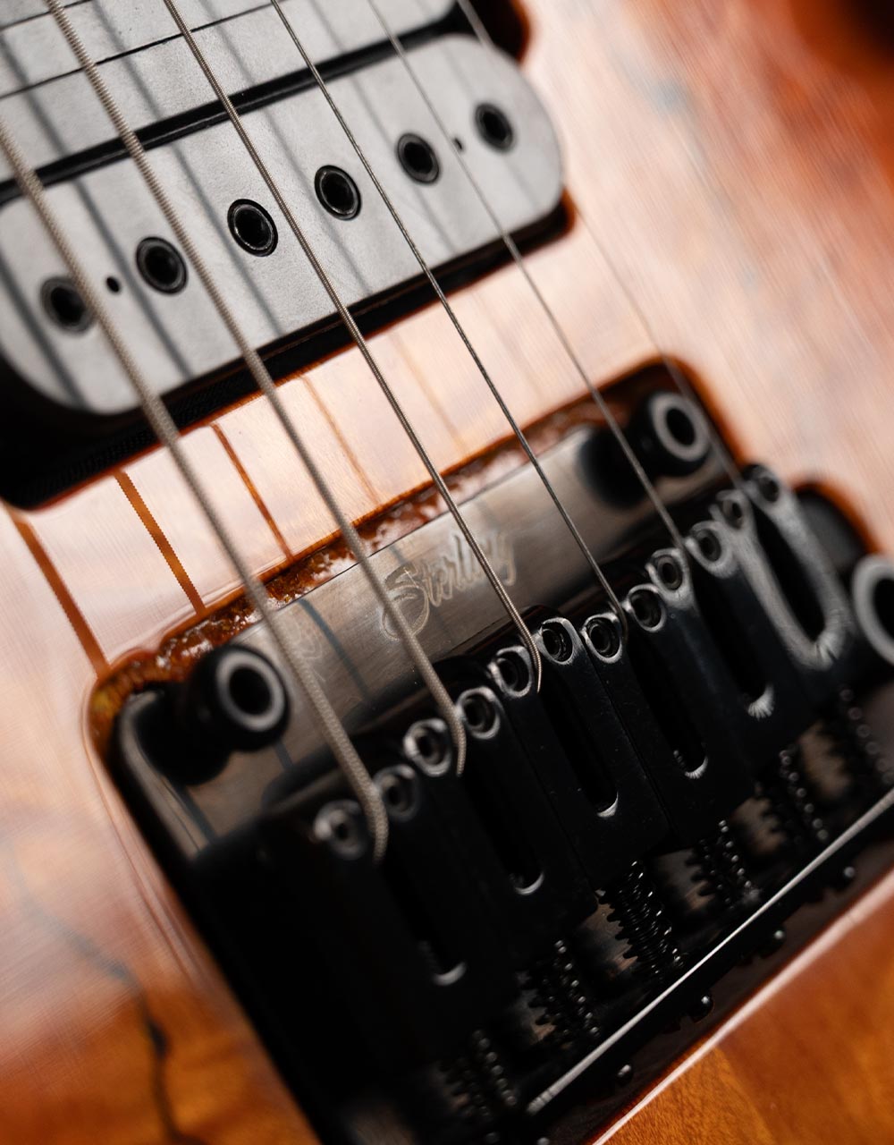 Электрогитара Sterling JP15 Signature in Blood Orange Burst - купить в "Гитарном Клубе"