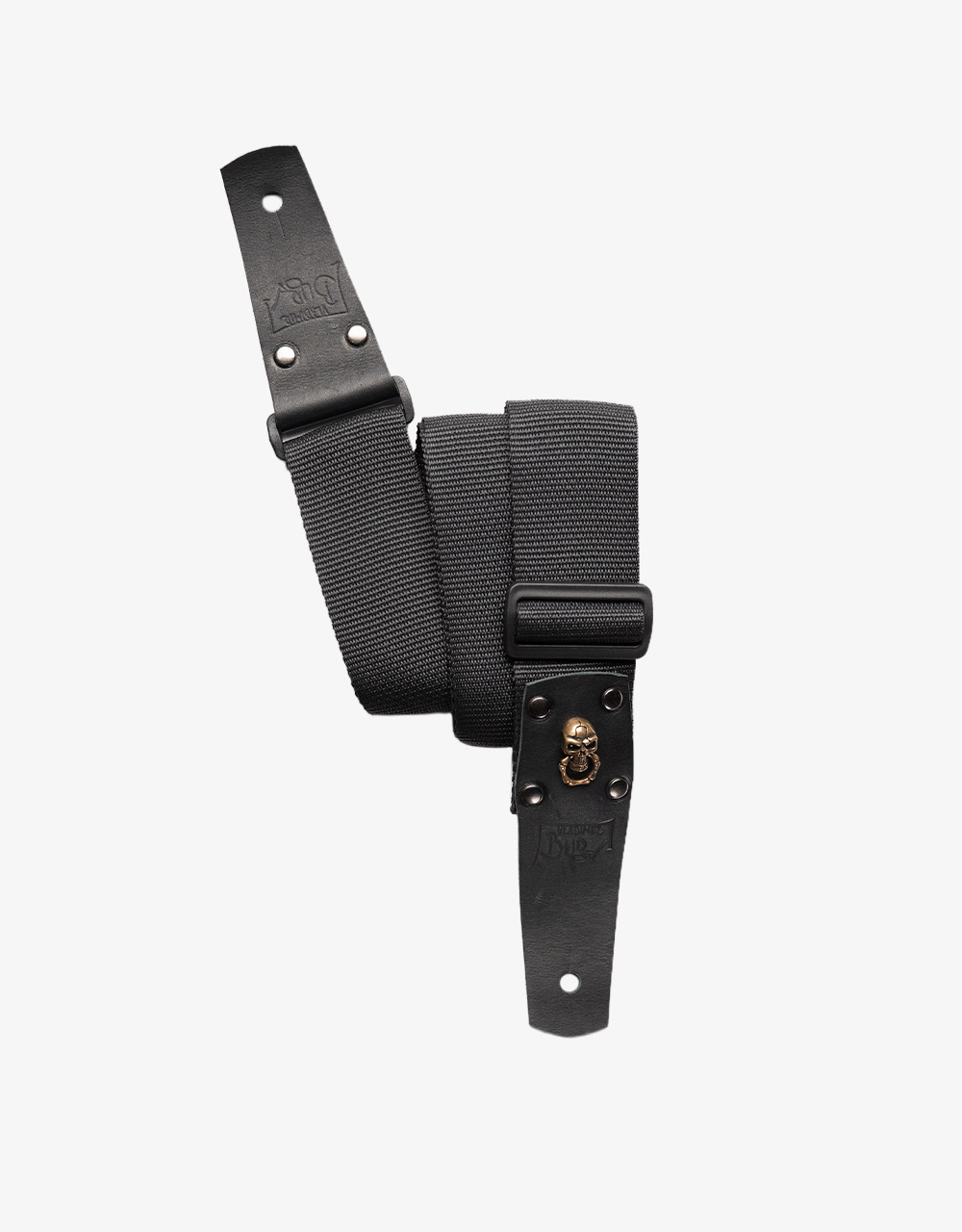 Гитарный ремень Vladimir Burov, стропа, черный с наконечником, декор - купить в "Гитарном Клубе"