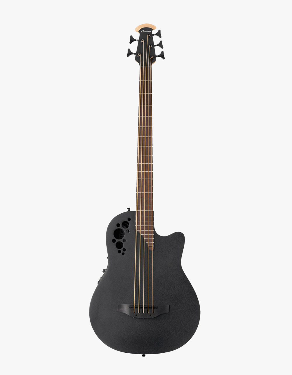 Электроакустическая бас-гитара Ovation B7785TX-5 ELITE Mid Cutaway Black Textured - купить в "Гитарном Клубе"