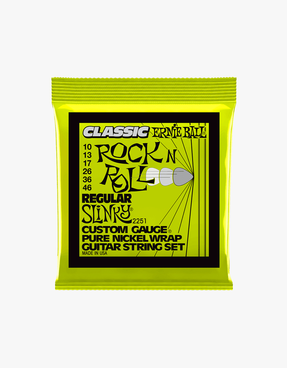 Струны для электрогитары Ernie Ball 2251 Regular Slinky, 10-46 - купить в "Гитарном Клубе"