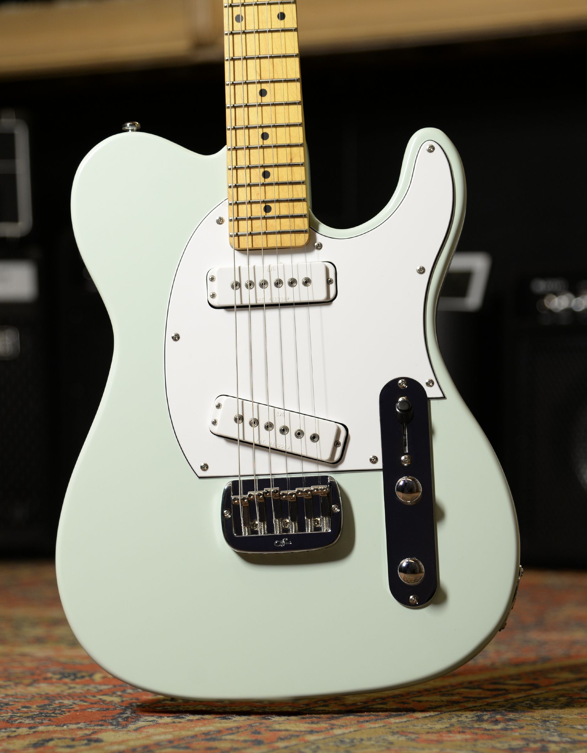 Электрогитара G&L Tribute ASAT Special Surf Green MP Poplar - купить в "Гитарном Клубе"