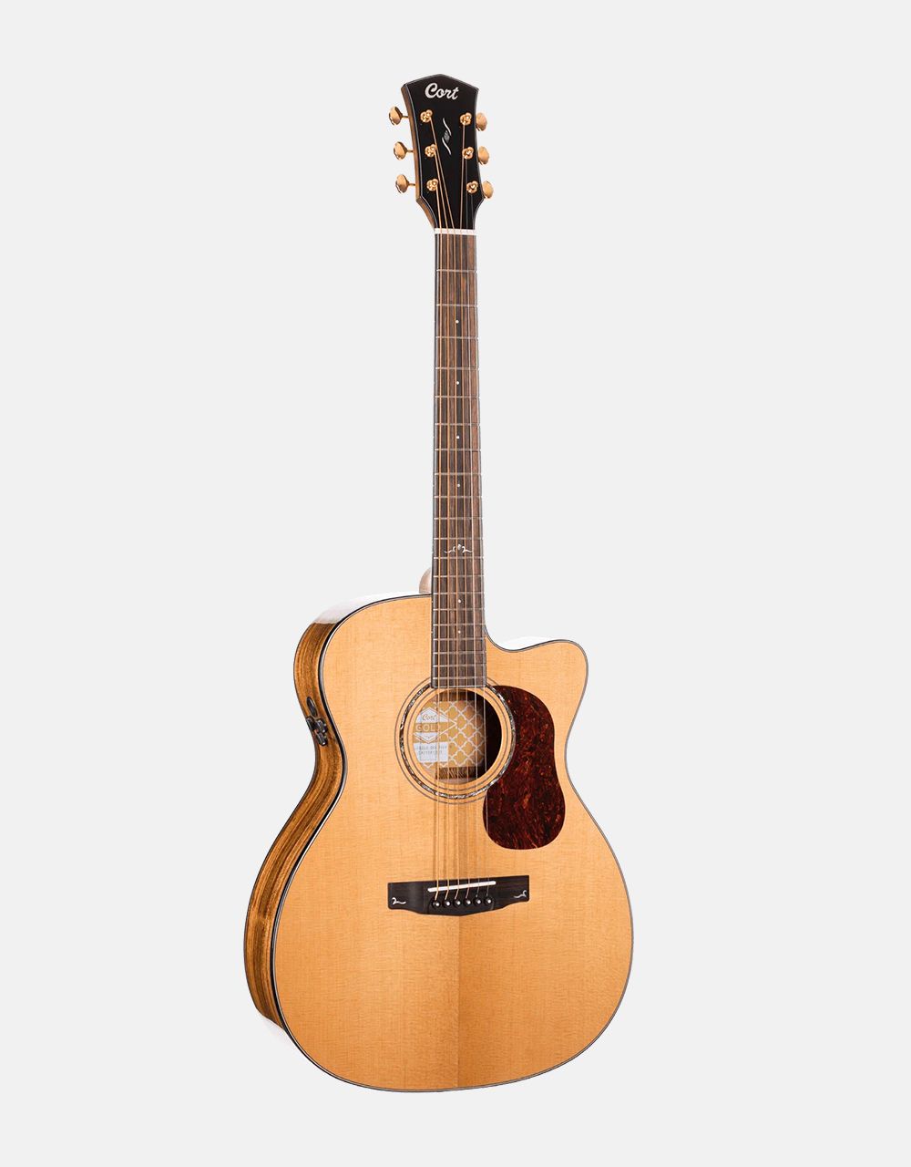Электроакустическая гитара Cort Gold-A6-Bocote-WCASE-NAT - купить в "Гитарном Клубе"