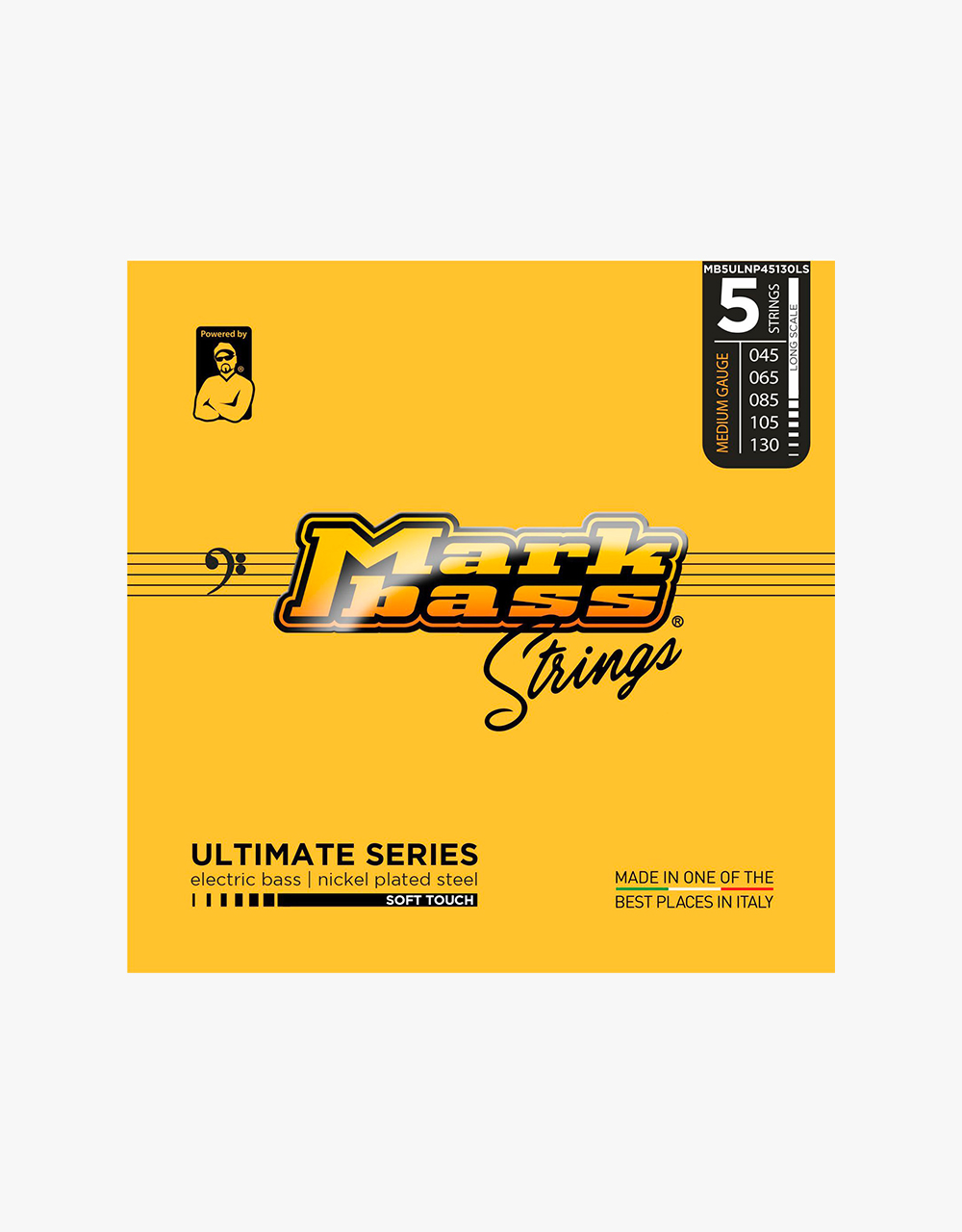 Струны для 5-струнной бас-гитары Markbass Ultimate Series MB5ULNP45130LS, 45-130 - купить в "Гитарном Клубе"