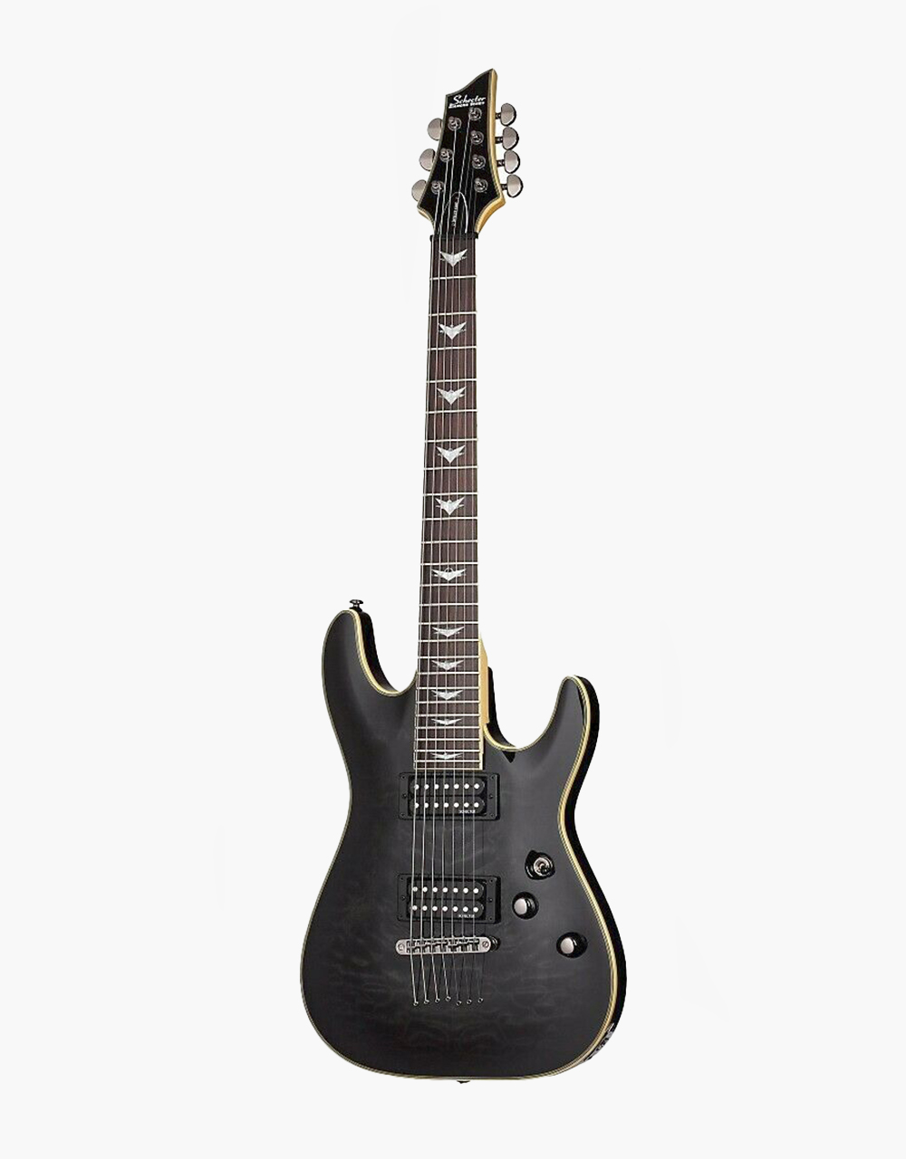 Электрогитара Schecter Omen Extreme-7 See-Thru Black - купить в "Гитарном Клубе"