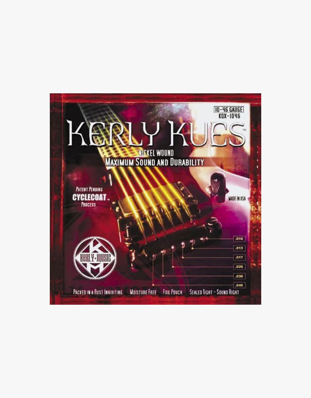 Cтруны для электрогитары Kerly KQX-1046 Kues, 10-46 - купить в "Гитарном Клубе"
