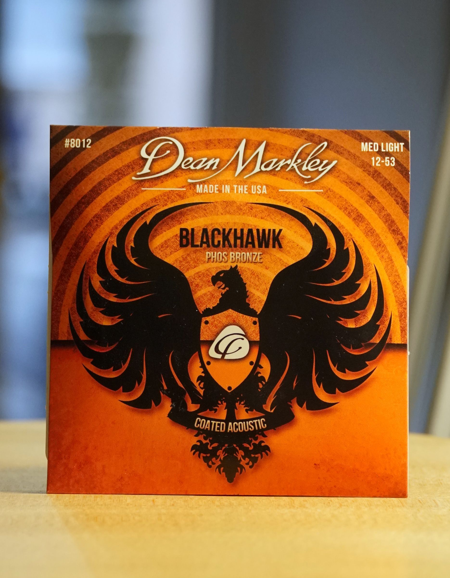Струны для акустической гитары с покрытием, Dean Markley Blackhawk, 12-53 - купить в "Гитарном Клубе"