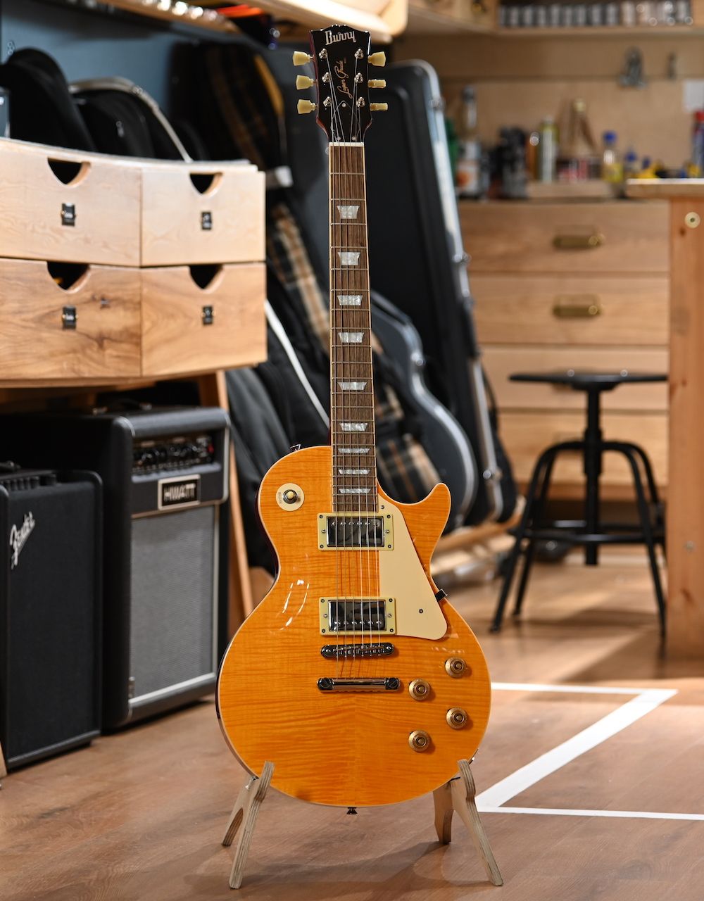 Электрогитара Burny RLG60 Vintage Lemon Drop - купить в "Гитарном Клубе"