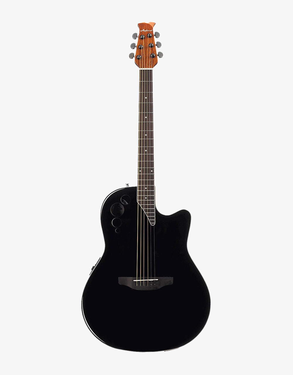 Электроакустическая гитара Ovation Applause AE44II-5 Mid Cutaway Black - купить в "Гитарном Клубе"