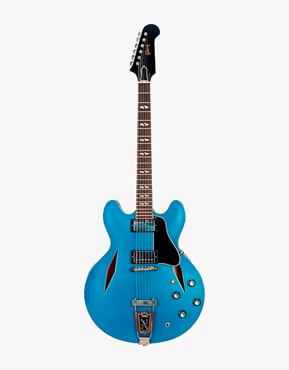 Электрогитара Gibson Custom Shop 1964 Trini Lopez Standard Reissue Pelham Blue - купить в "Гитарном Клубе"