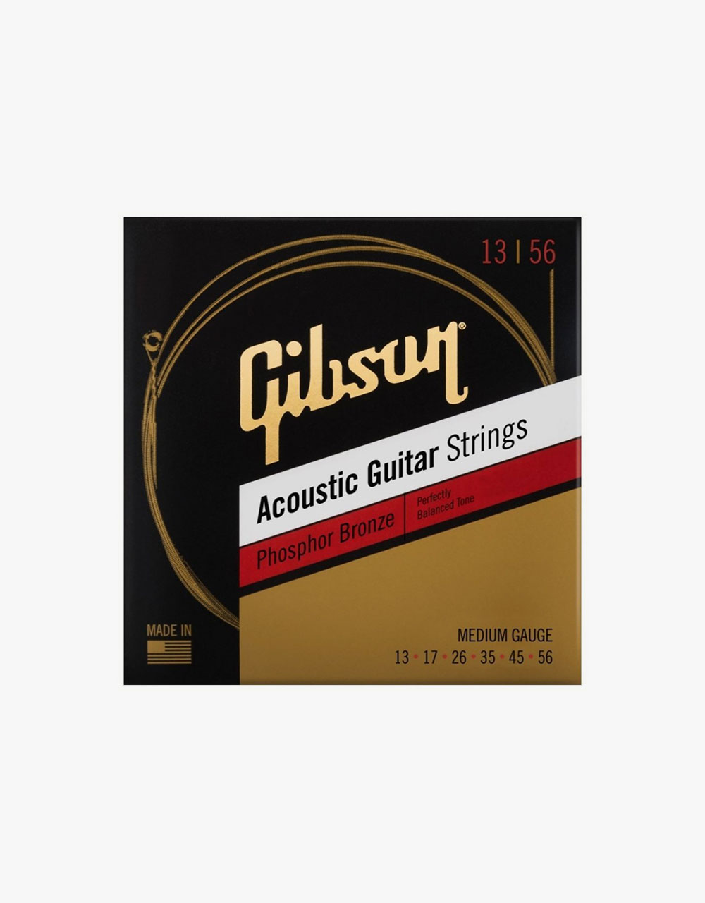 Струны для акустической гитары Gibson, 13-56 - купить в "Гитарном Клубе"