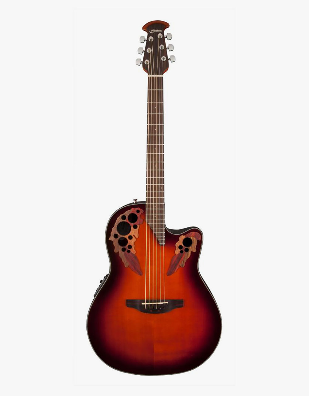 Электроакустическая гитара Ovation CE44-1 Celebrity Elite Mid Cutaway Sunburst - купить в "Гитарном Клубе"