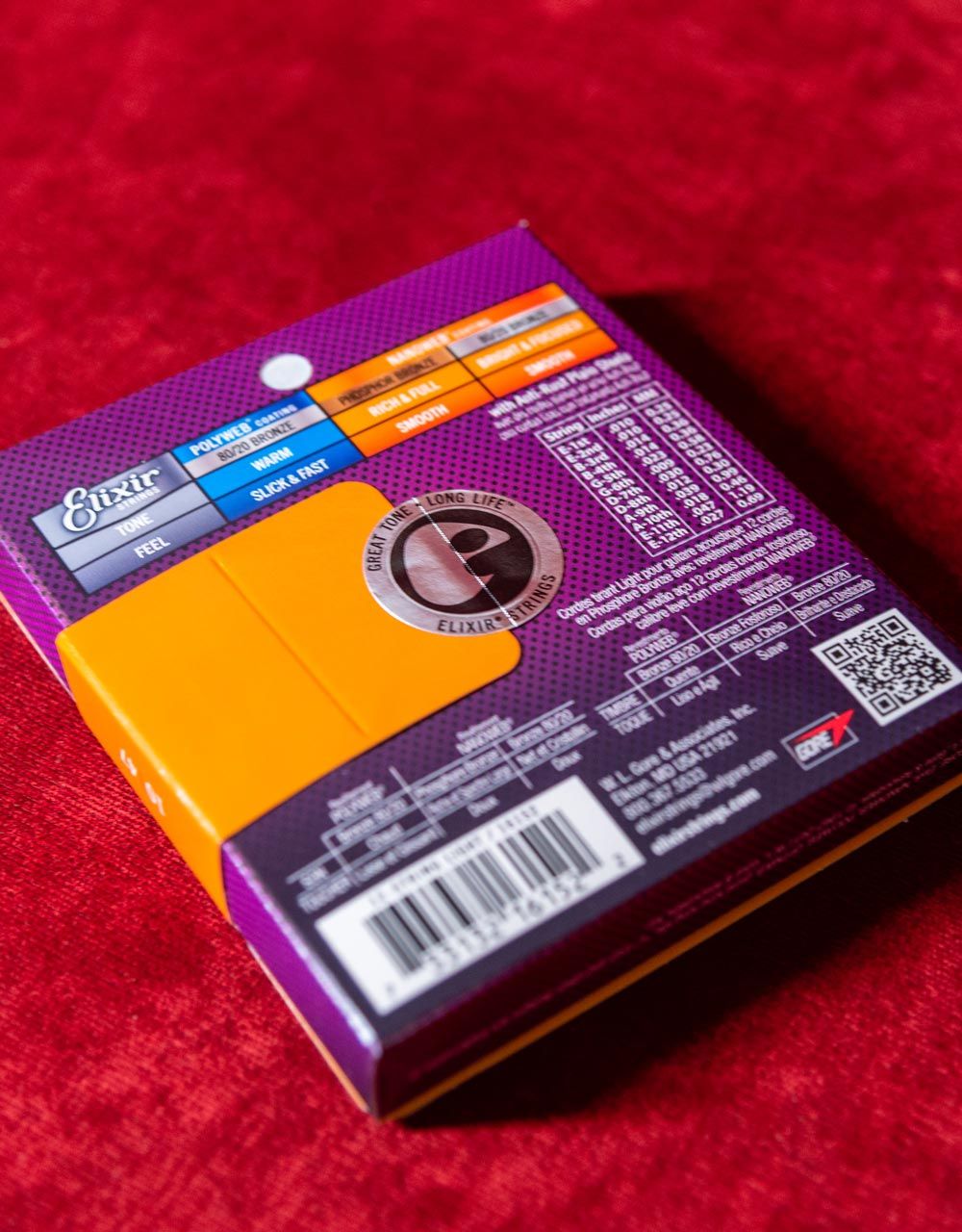 Струны для 12-струнной гитары Elixir 16152, 10-47 - купить в "Гитарном Клубе"