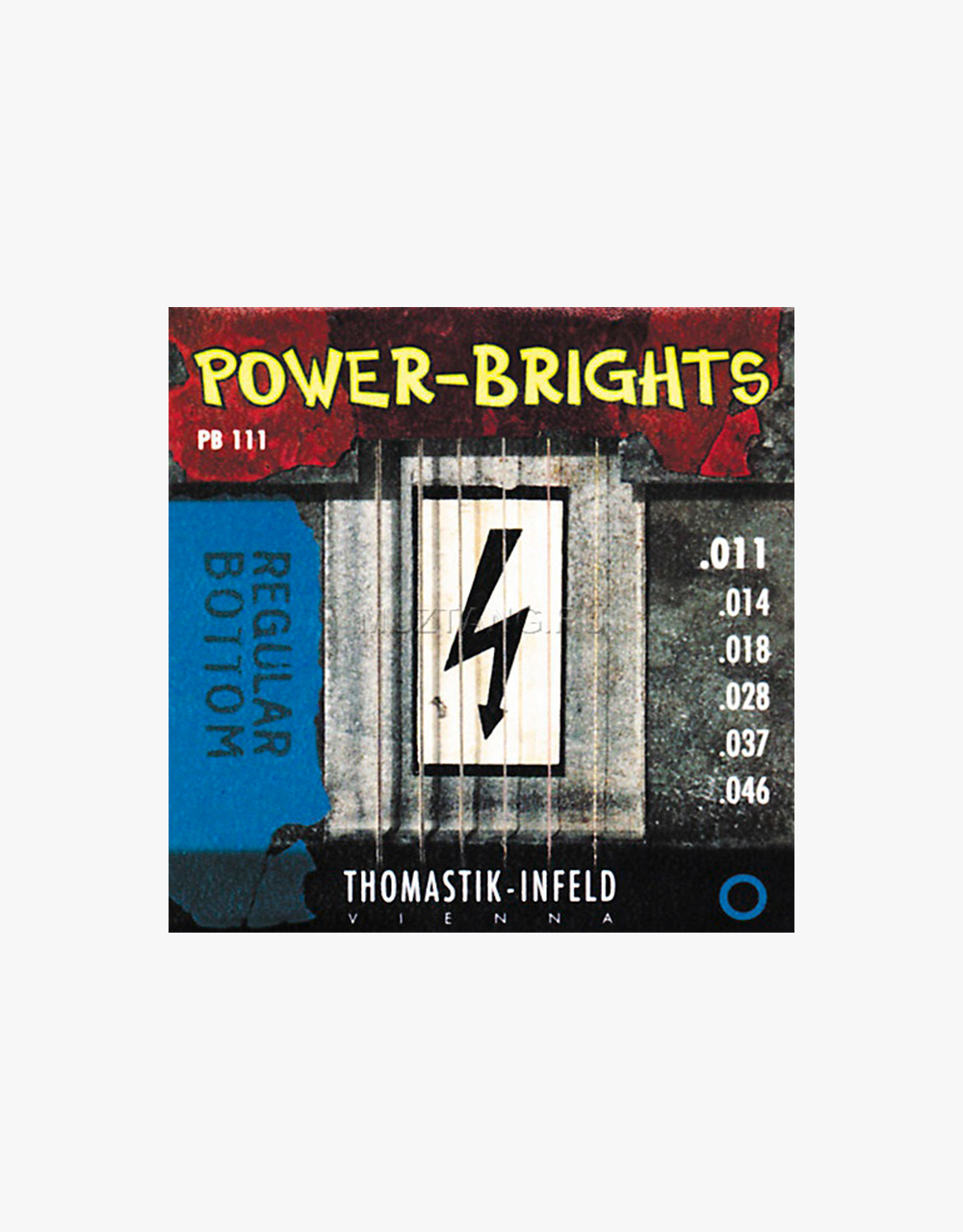 Струны для электрогитары THOMASTIK Power Brights PB111, 11-46 - купить в "Гитарном Клубе"