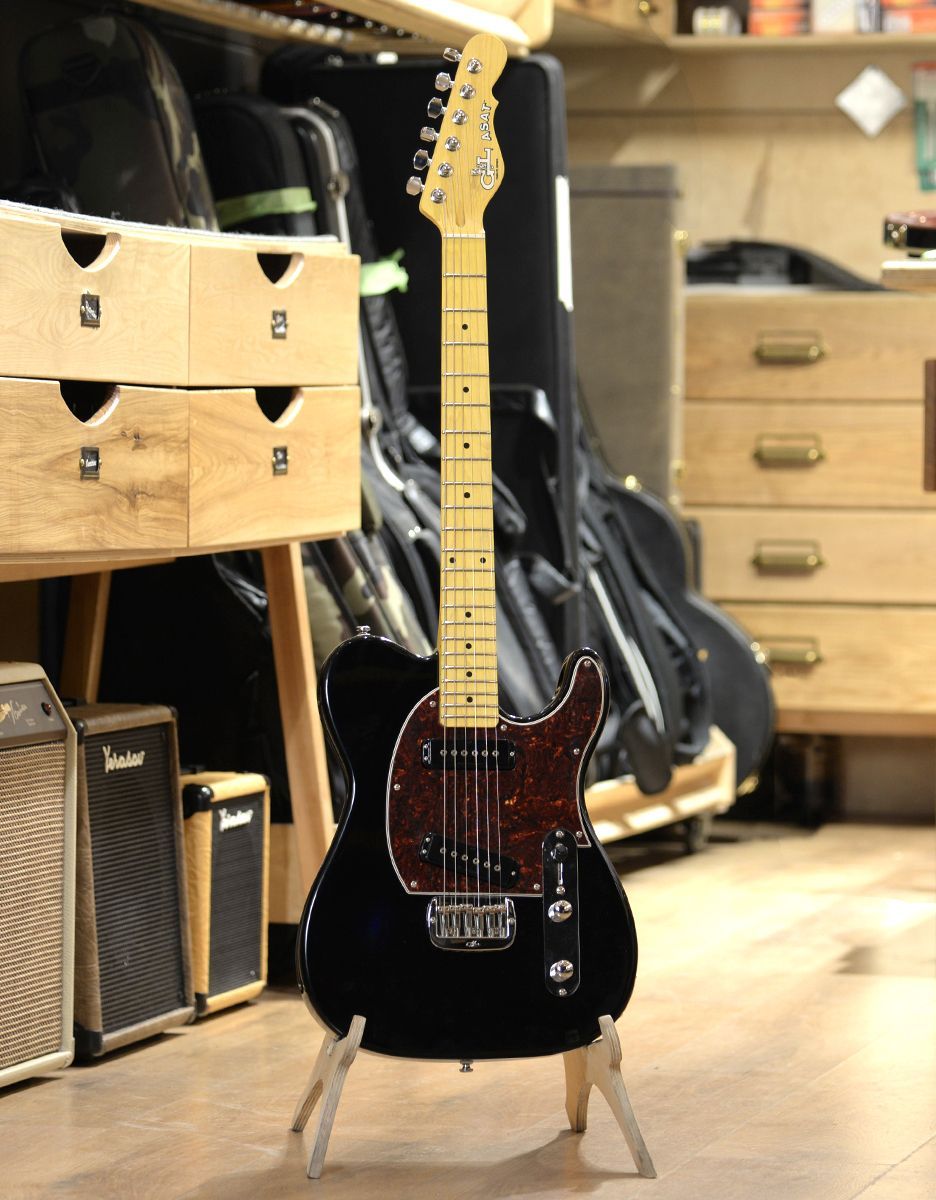 Электрогитара G&L Tribute ASAT Special Gloss Black MP Poplar - купить в "Гитарном Клубе"