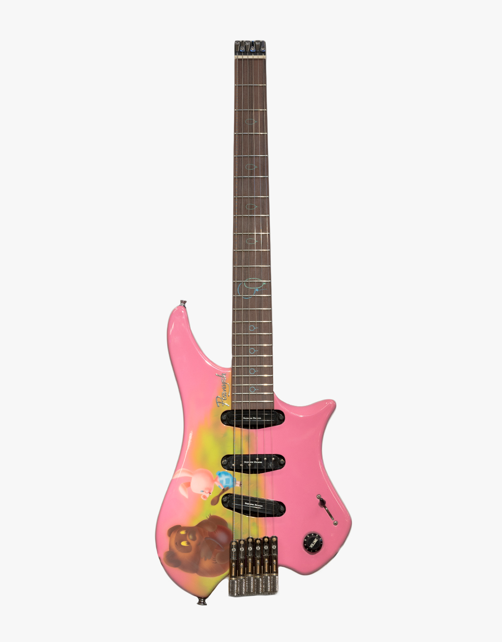 Тревел-электрогитара Poznysh Travel "Пятачок" Stratocaster - купить в "Гитарном Клубе"