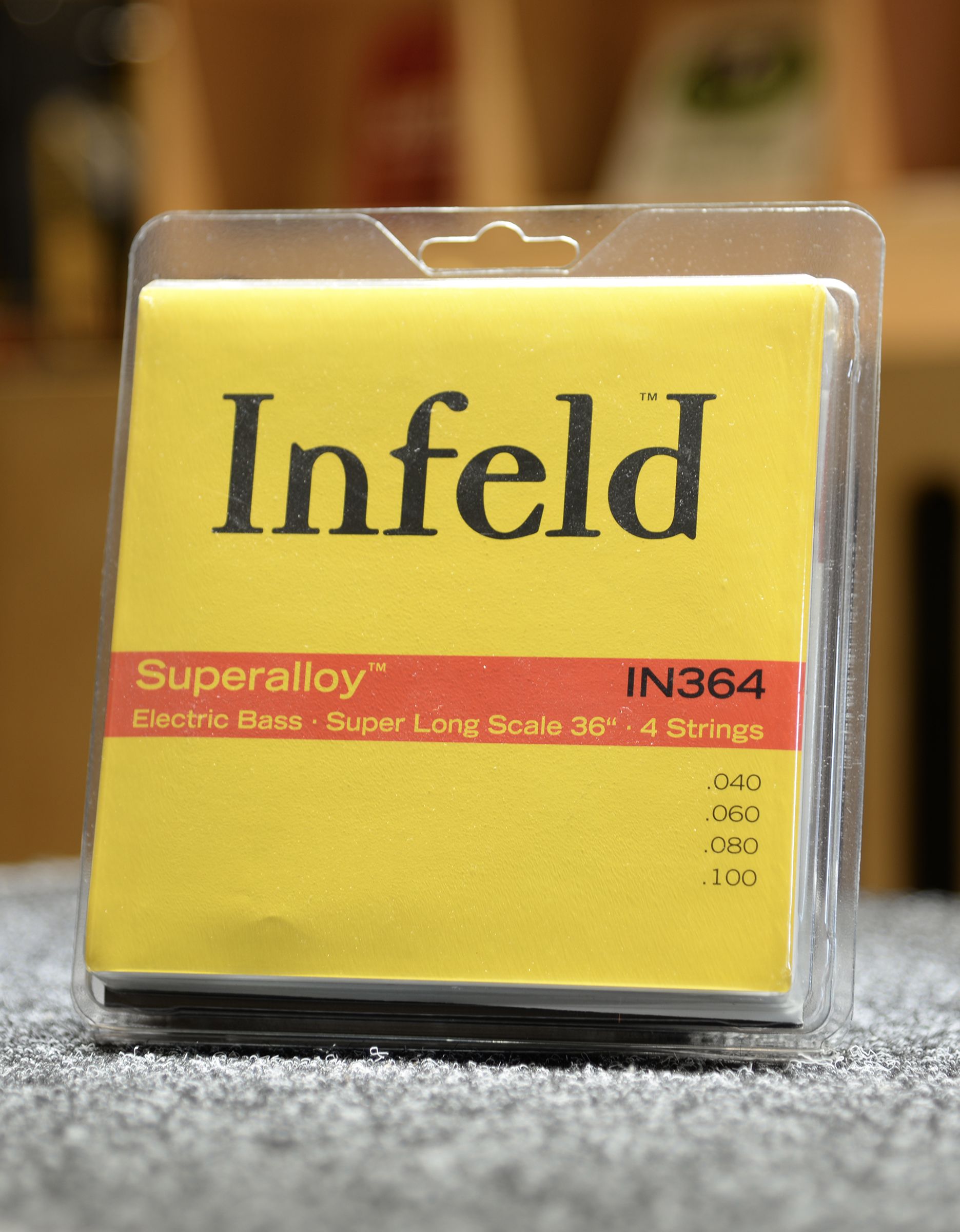 Струны для бас-гитары THOMASTIK Infield IN364, 40-100 - купить в "Гитарном Клубе"