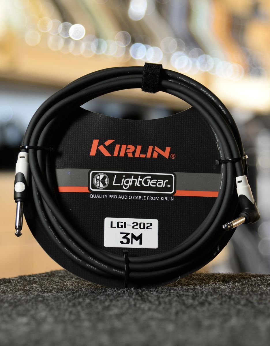 Инструментальный кабель Kirlin LGI-202-3M-BK - купить в "Гитарном Клубе"