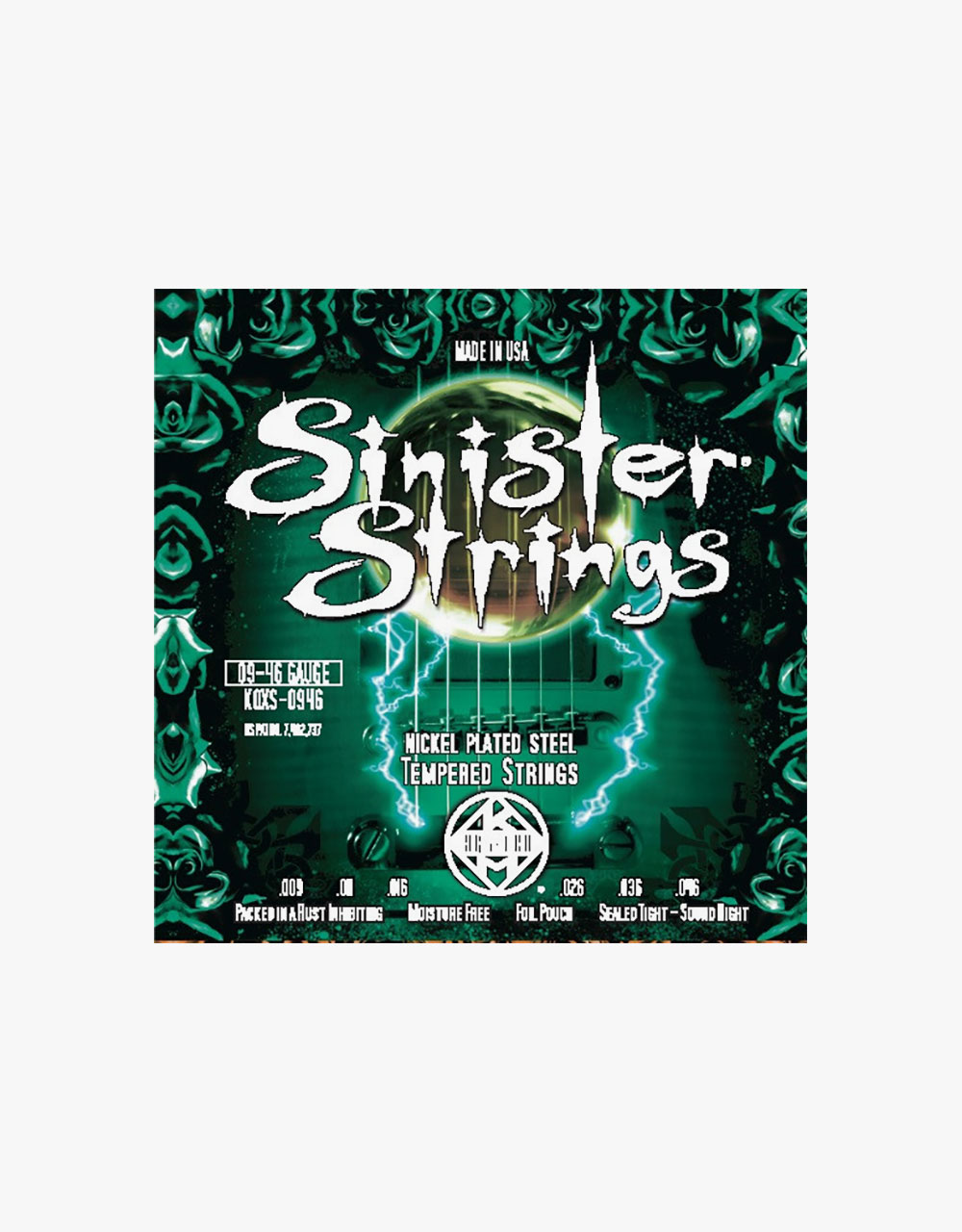 Струны для электрогитары Kerly KQXS-0946 Sinister, 9-46 - купить в "Гитарном Клубе"
