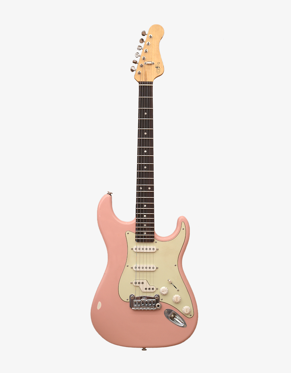 Электрогитара G&L Custom Shop Legacy SSZ RW Nitro Shell Pink - купить в "Гитарном Клубе"