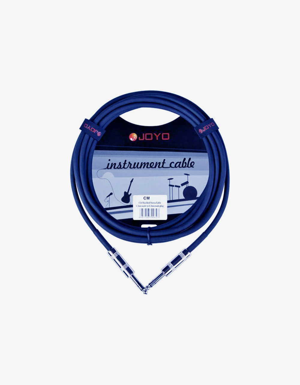 Инструментальный кабель JOYO CM-04 Cable Blue - купить в "Гитарном Клубе"