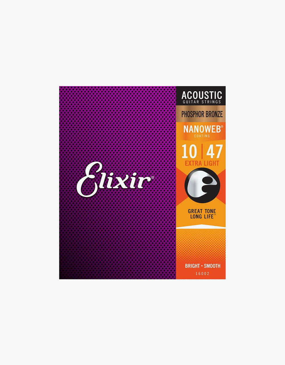 Струны для акустической гитары Elixir Nanoweb 16002, 10-47 - купить в "Гитарном Клубе"