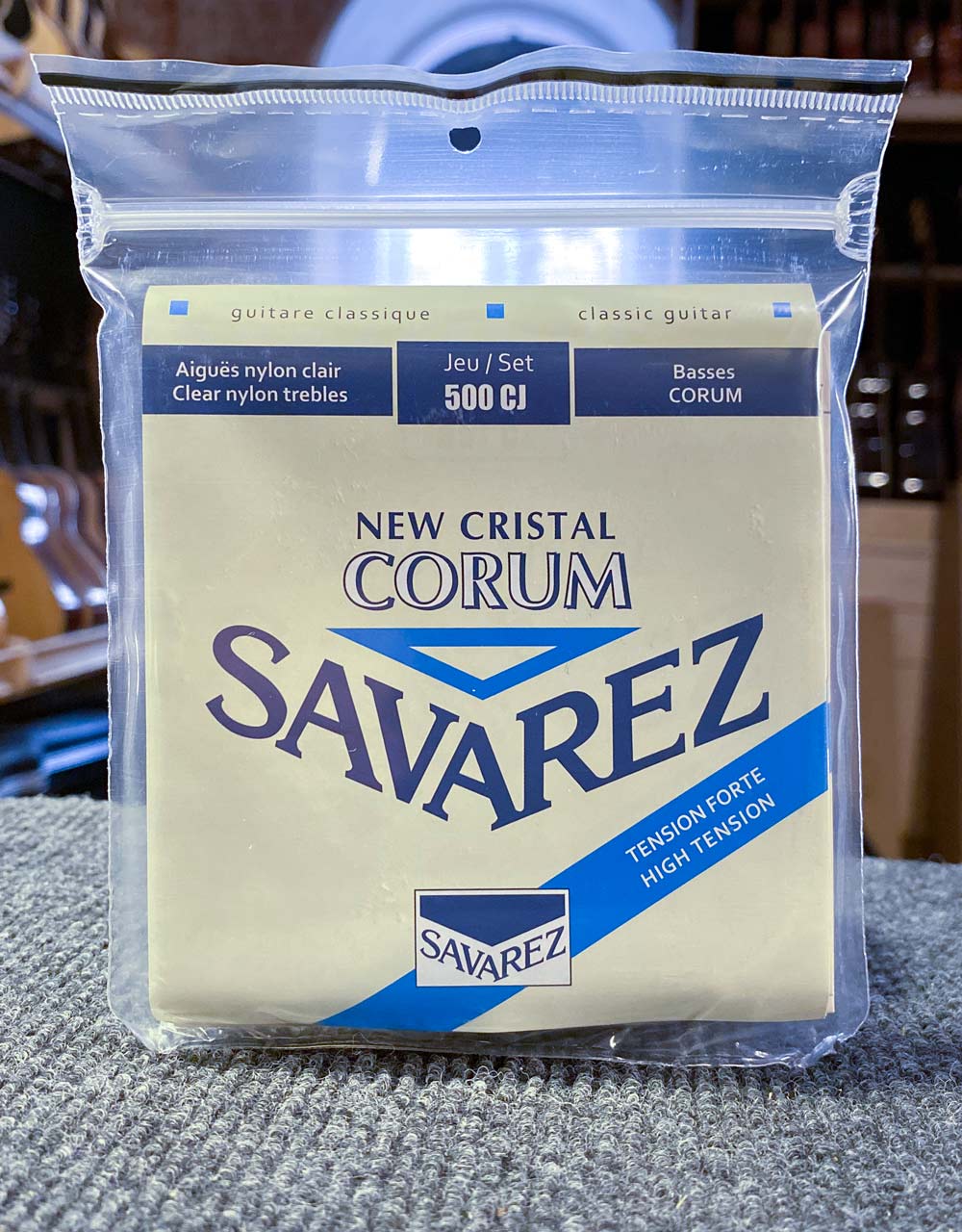 Струны для классической гитары Savarez 500 CJ New Cristal Corum High Tension - купить в "Гитарном Клубе"