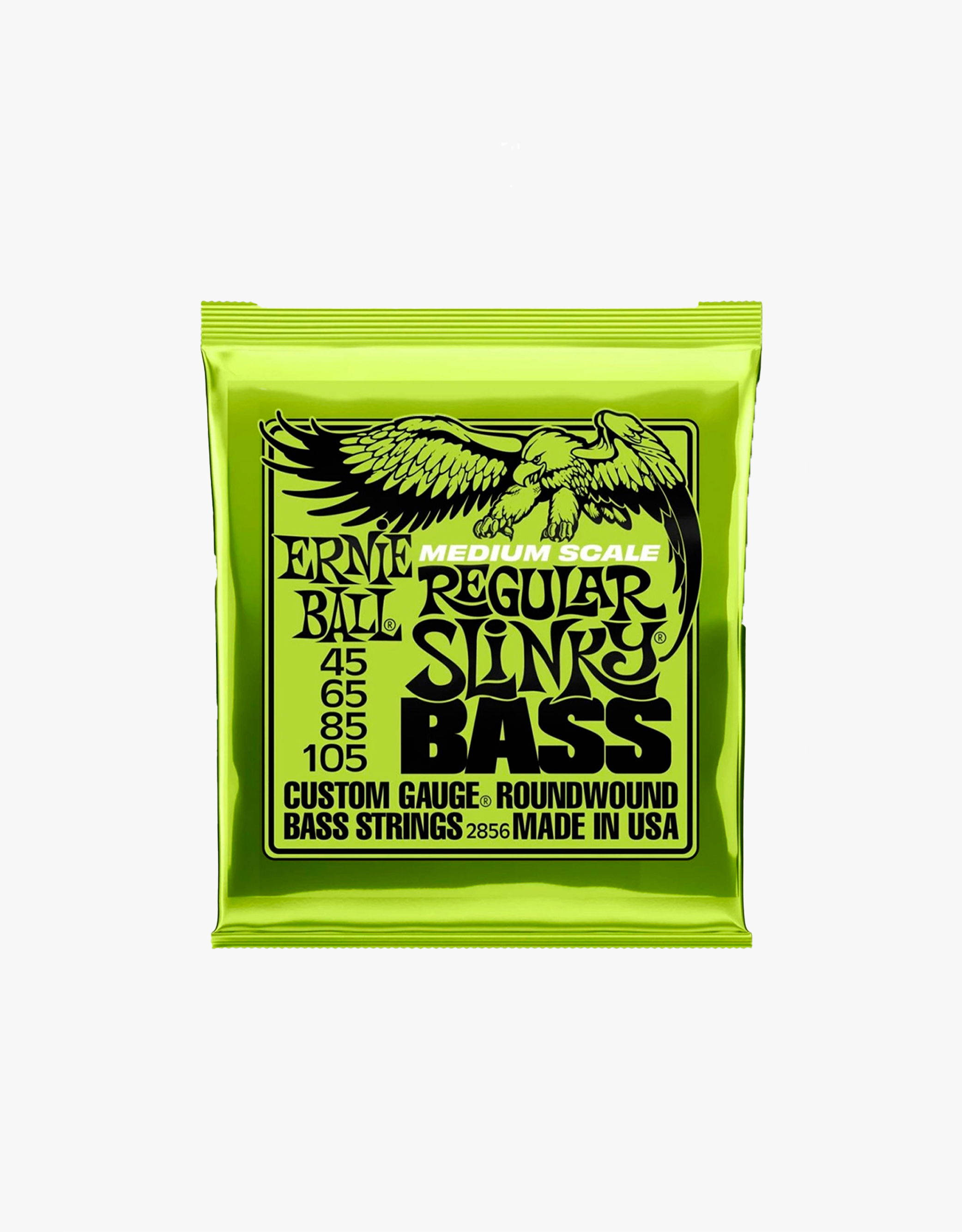 Струны для бас-гитары Ernie Ball 2856 Regular Slinky Medium Scale 45-105 - купить в "Гитарном Клубе"