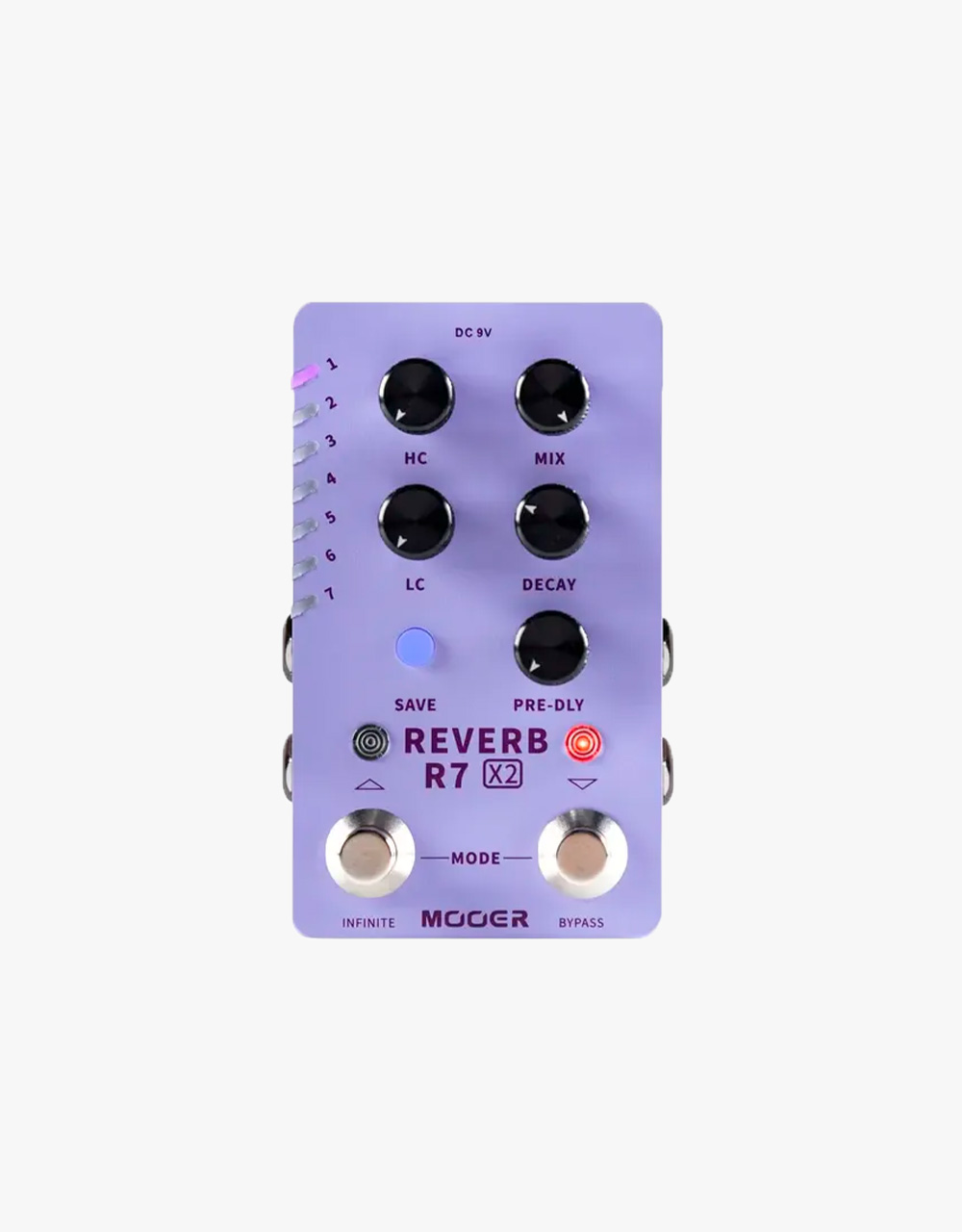 Гитарная педаль Mooer R7 Reverb X2 - купить в "Гитарном Клубе"