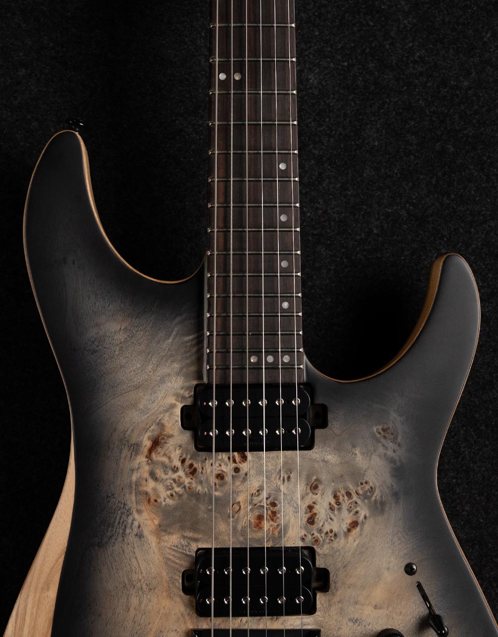 Электрогитара Schecter Reaper-6 Satin Charcoal Burst - купить в "Гитарном Клубе"