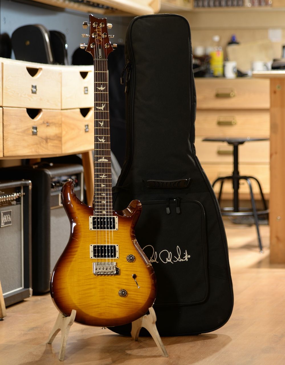 Электрогитара PRS S2 CUSTOM 24 VIOLIN AMBER SUNBURST - купить в "Гитарном Клубе"