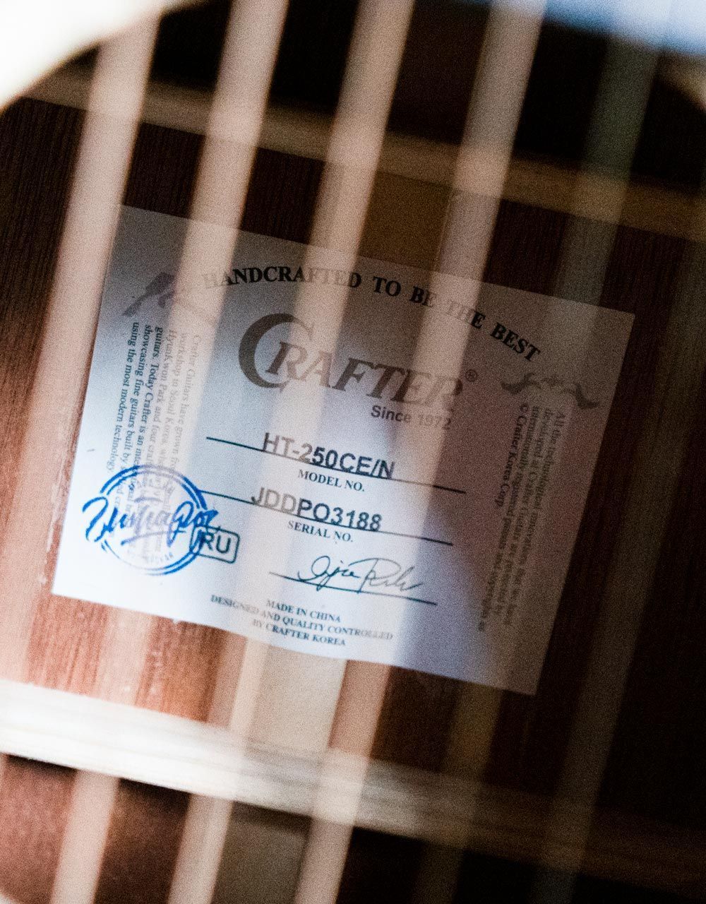 Электроакустическая гитара Crafter HT-250 CE/N - купить в "Гитарном Клубе"