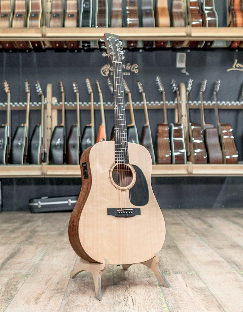 Электроакустическая 7-струнная гитара Sigma DM7E - купить в "Гитарном Клубе"