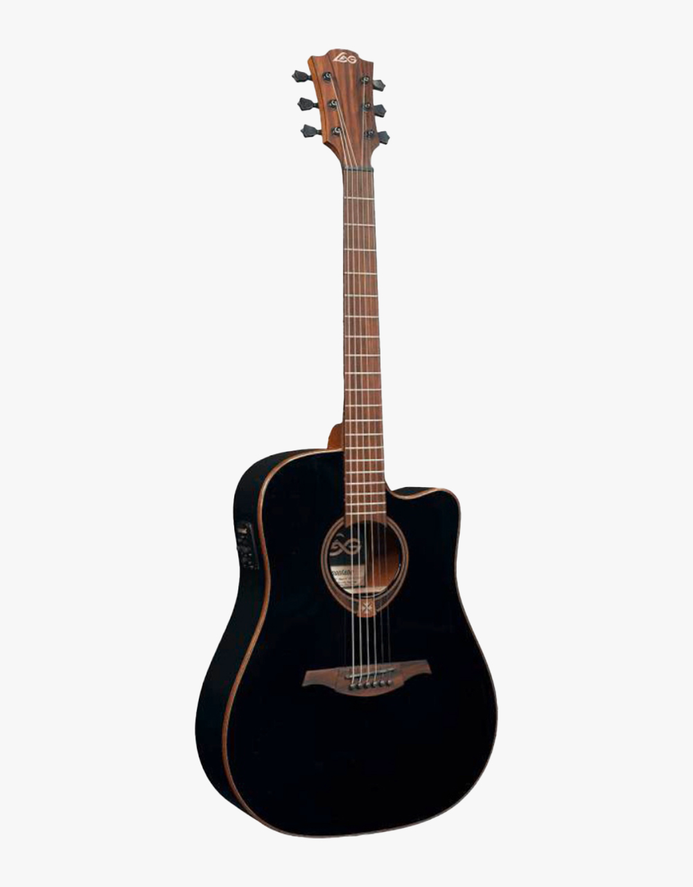 Электроакустическая гитара LAG GLA T118DCE-BLK - купить в "Гитарном Клубе"