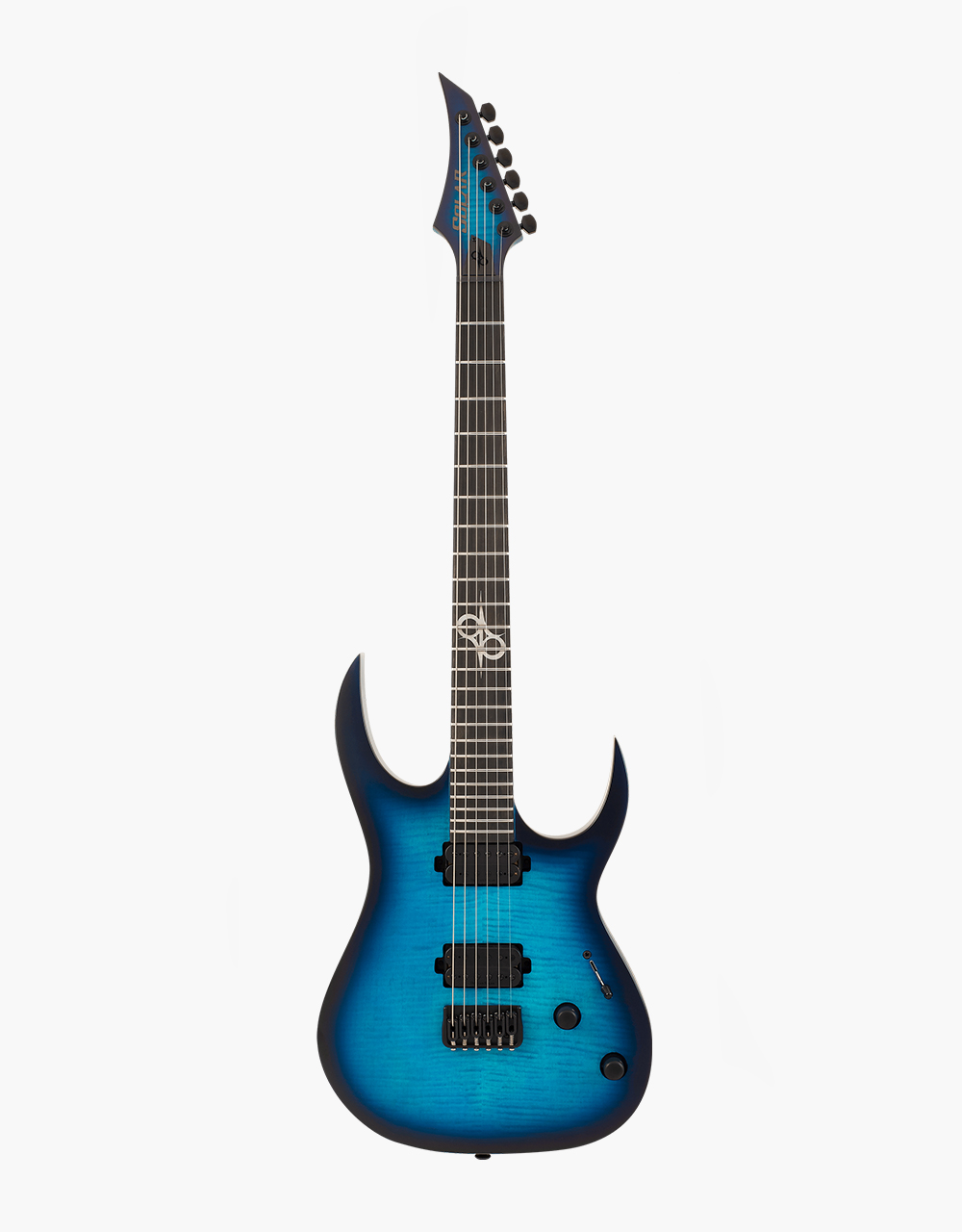 Электрогитара Solar Guitars SB1.6FOB, Flame Blue - купить в "Гитарном Клубе"