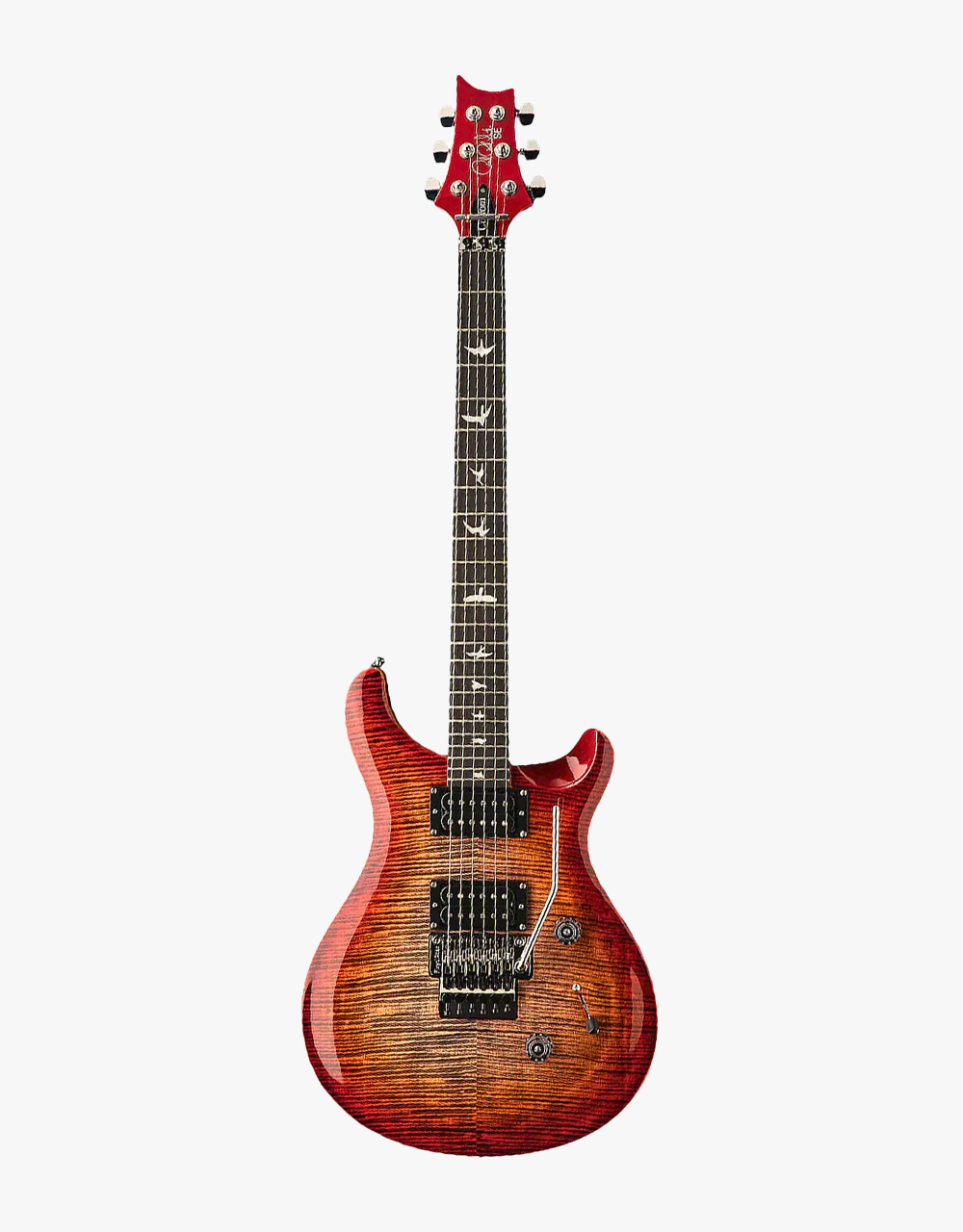 Электрогитара PRS SE CUSTOM 24 FLOYD CHARCOAL CHERRY BURST - купить в "Гитарном Клубе"