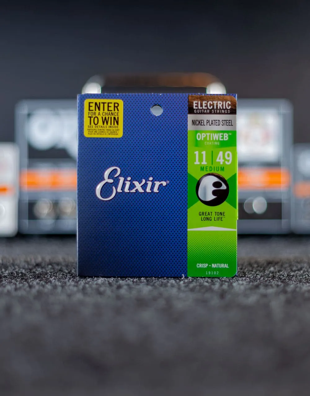 Струны для электрогитары Elixir 19102 OPTIWEB, 11-49 - купить в "Гитарном Клубе"